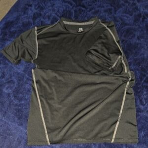 Champion Black and Gray Men's Short Sleeve Tee